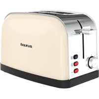 Taurus Alpatec Toaster Toaster Two Slot Vintage 2 Cream