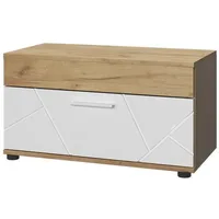 Vicco Berno, Goldkraft Eiche/Weiß, 70.8 x 38.9 cm mit