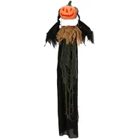 Satisfire Halloween Figur Kürbiskopf, animiert 115cm
