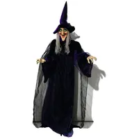 Satisfire Halloween Figur Hexe, animiert 175cm - Licht und