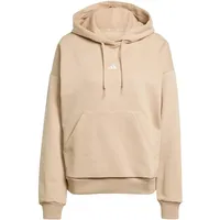 Adidas Essentials Hoodie Warm Sandstone/White M
