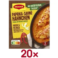 Maggi® Paprika-Sahne-Hähnchen-Sauce 20x 3 Portionen