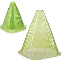 Relaxdays Pflanzenhut Schnecken, 24er Set, Schneckenschutz, Frostschutz, HxBxT: 22