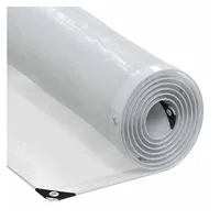 VidaXL Transparente Plane mit Ösen 1x6 m Polyethylen