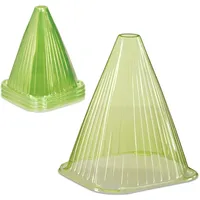 Relaxdays Pflanzenhut Schnecken, 32er Set, Schneckenschutz, Frostschutz, HxBxT: 22