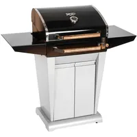 SMOKI-Räuchertechnik Holzkohlegrill CoalMaster Premium mit Lüftermodul und Seitenablagen