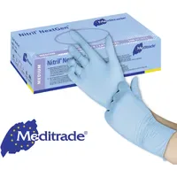 Meditrade Nitril-Handschuhe XL Blau