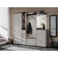 99rooms Muza Garderobenset Kaschmir Schwarz