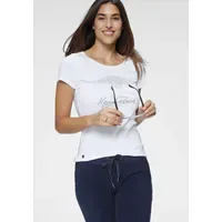 KangaROOS Shirt in weiß | Gr.: 52/54