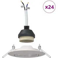 VidaXL Spotlight 24 pcs rund weiß