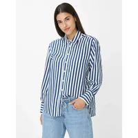 Brax Damen, Hemd Style VIC navy, dunkelblau, Gr. 44,