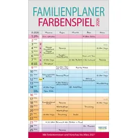 Korsch Verlag Familienplaner Farbenspiel 2026