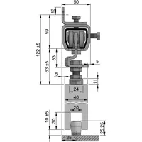 Helm WOELM, , 300, Wandmontage 200kg, 2000mm