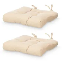 GIFTDECOR Stuhlkissen beige Textil, Wohntextilien, Kissen, Sitzkissen
