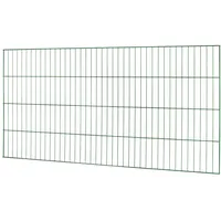 Floraworld Einstabmattenzaun 200 x 100 cm Moosgrün/Metall