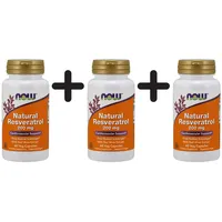 NOW Foods Natural Resveratrol, 200mg 60 CPS