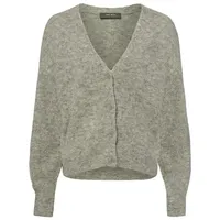 Mos Mosh Strickjacke Thora mit Alpakawolle S Grau -