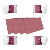 Fiftyeight Henkelbecher-Set 4-tlg. - jeweils 350 ml + Tischsets