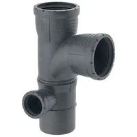 Geberit Silent-Pro Kombibogeneckabzweig 87,5Gr d110/90/50 links