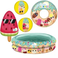 Happy People - Happy Summer Schwimmset (5-teilig) Planschbecken Schwimmring