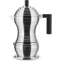 Alessi Pulcina, Espressokocher, Silber