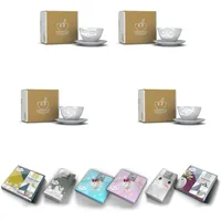 Fiftyeight Tassen-Set 4-tlg. - jeweils 200 ml + Servietten