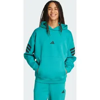 Adidas Future Icons 3-Streifen Hoodie blau|grün S