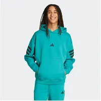 Adidas Future Icons 3-Streifen Hoodie blau|grün L