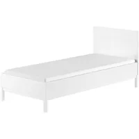 Vipack Einzelbett VIPACK "in gradlinigem Design, glattem Kopfteil und