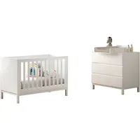 Vipack Babymöbel-Set VIPACK "Set best. aus Babybett 60/120, Kommode