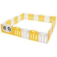 Joyz Laufgitter Baby Absperrgitter Panda Faltbar Krabbelgitter Laufstall 240x240