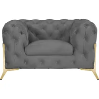 Home Affaire Chesterfield-Sessel Amaury Polyester 125 x 75 x