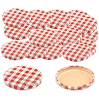 BigDean 50x Ersatzdeckel für Einmachgläser - Schraubdeckel TO 82mm