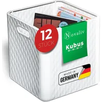 Novaliv 12x Novaliv Aufbewahrungsbox Aufbewahrungsbox