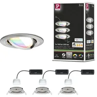 Paulmann 92434 LED-Deckenleuchte, LED-Einbauleuchte 6W Eisen gebürstet