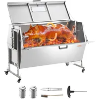 Vevor Spanferkelgrill Lammgrill Drehspieß Lammfleisch Huhn 130kg 60W Edelstahl