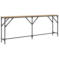 VidaXL Konsolentisch Eiche 200x29x75 cm Holzwerkstoff