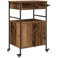 VidaXL Küchentrolley Alt Holz 56x43x89,5 cm Hergestelltes Holz