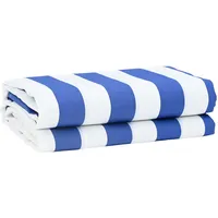 VidaXL Markisen-Ersatzstoff Blau weiß 10x1.6 m