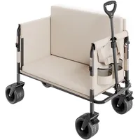 Vevor Bollerwagen 2-in-1 klappbar grün