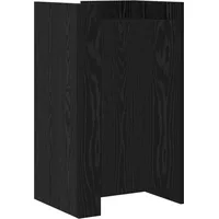 VidaXL Sideboard Schwarz-Eiche 45x35x75 cm Holzwerkstoff