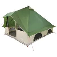 VidaXL Familienzelt Tipi Grün 8-Personen wasserdicht