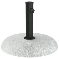 VidaXL Parasolständer für 37/42/52/58mm Pfosten Hellgrauer Beton 20 kg