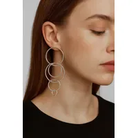 COLLEZIONE ALESSANDRO Ohrstecker Infinity Loops silber Messing onesize