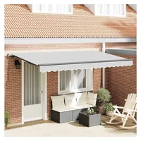 VidaXL Markisenrahmen 4 x 2 m schwarz