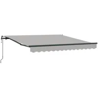 VidaXL Automatische Einziehbare Markise Hellgrau 300x250 cm