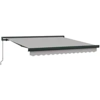 VidaXL Manuelle einziehbare Markise Hellgrau 300x250 cm