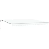 VidaXL Automatische Einziehbare Markise Weiß 450x300 cm