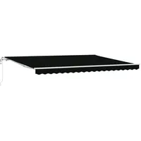 VidaXL Automatische Einziehbare Markise Schwarz 450x300 cm