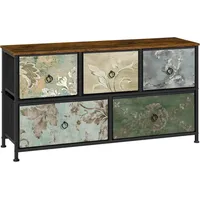 Woltu Schubladenkommode 100 x 54 x 30 cm mehrfarbig